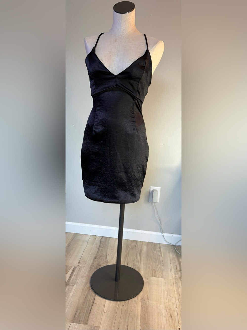 Windsor Black Mini Dress - Sleek Cocktail Style